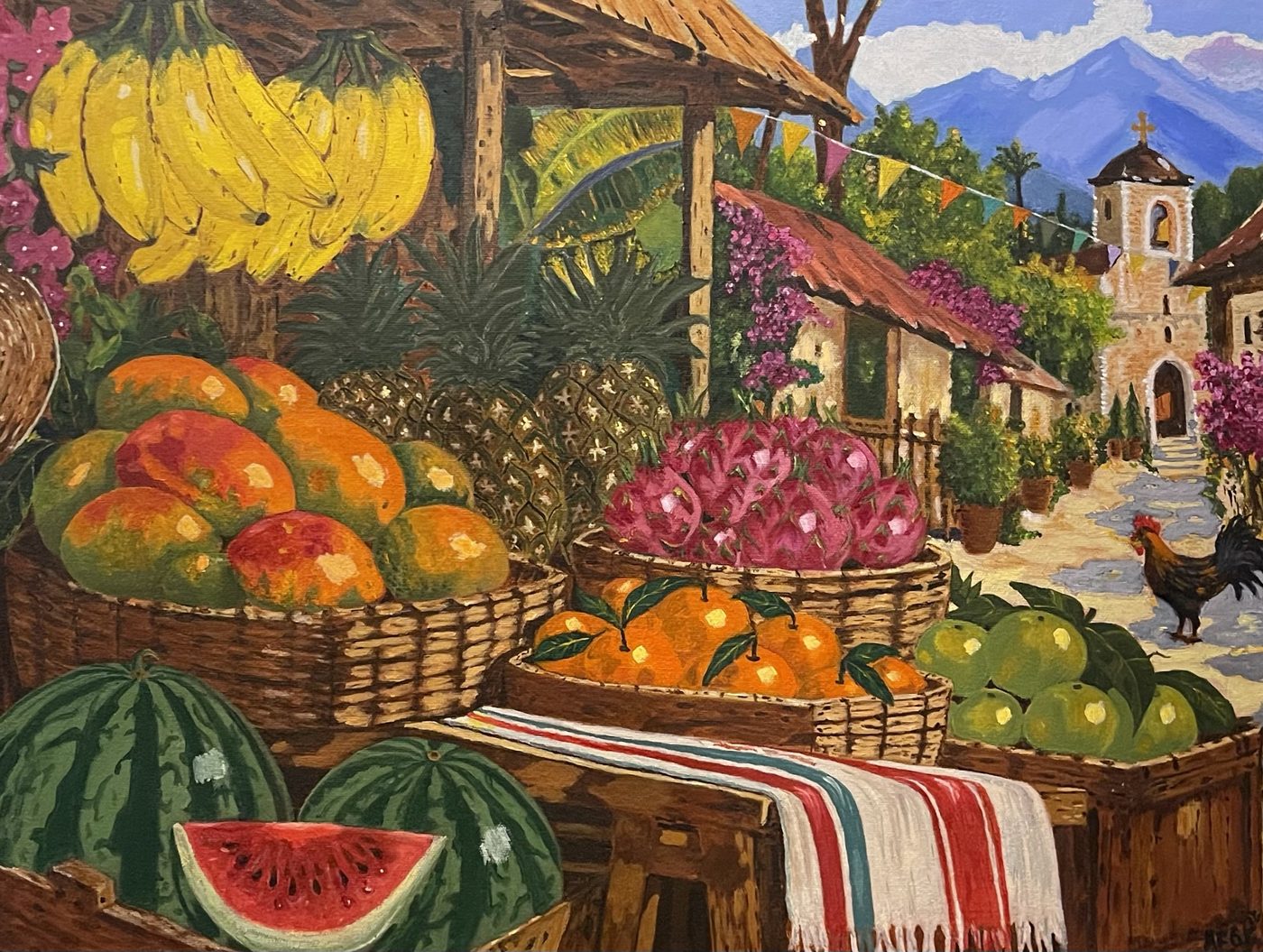 The Fruitstand — original painting
