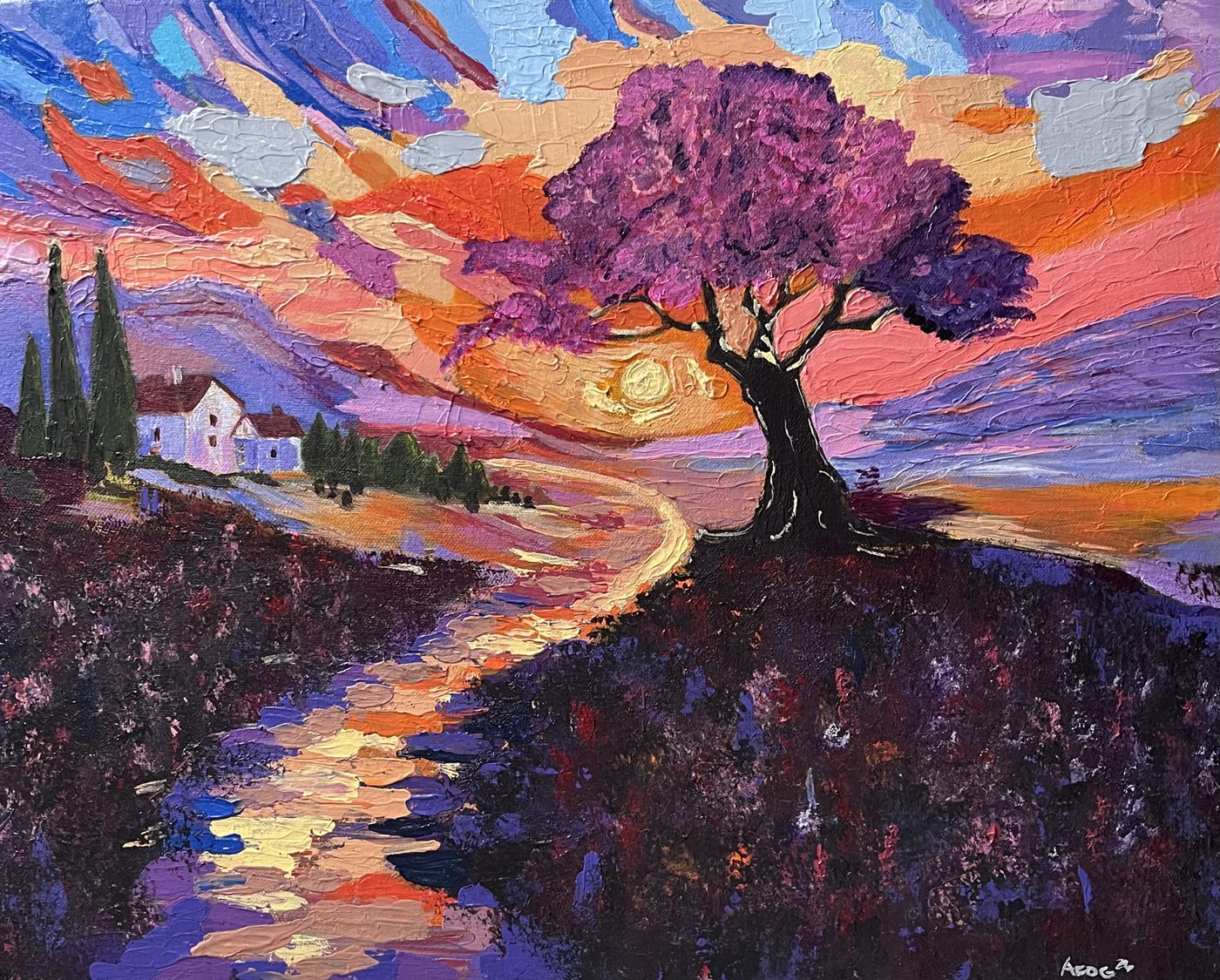 The Purple Hour — original painting